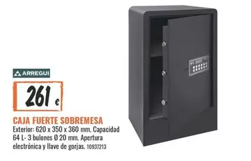 Arregui - Caja Fuerte Sobremesa