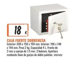 Caja Fuerte Sobremesa