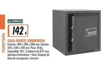 Arregui - Caja Fuerte Sobremesa