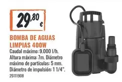 Bomba De Aguas Limpies