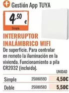 Interruptor Inalámbrico Wifi