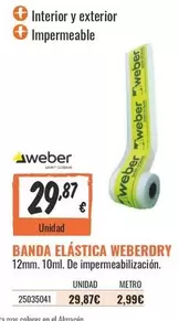 weber - Banda Elástica