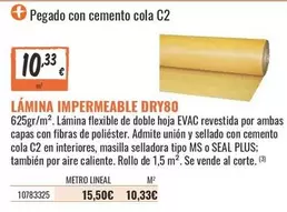 MS - Lamina Impermeable Dry80