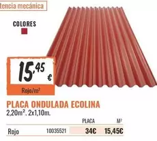 Placa Ondulada Ecolina