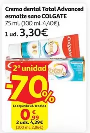 Colgate - Crema Dental Total Advanced Esmalte Sano 