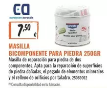 Masilla Bicomponente Para Piedra