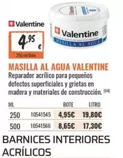 Valentine - Masilla Al Agua