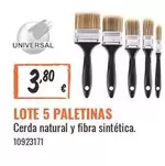 Universal - Lote 5 Paletinas