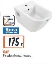 Roca - GAP porcelana blanca