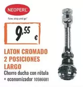 Campo Largo - Laton Cromado 2 Posiciones