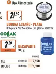collak - Bobina Estano-plata