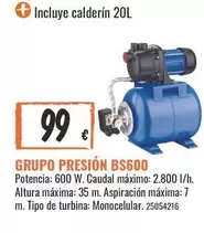 Grupo Presion Bs600