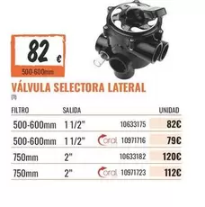 Coral - VÁLVULA SELECTORA LATERAL