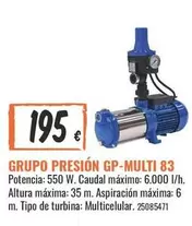 Grupo Presión Gp-multi 83