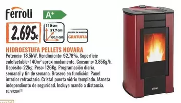 Ferroli - Hidroestura Pellets Novara