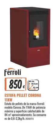 Corona - Estufa Pellet