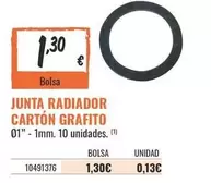 Junta Radiador Carton Grafito