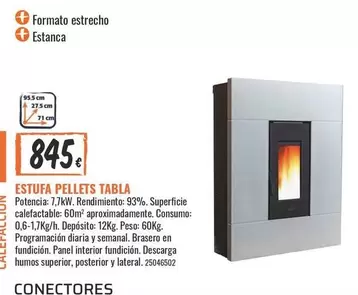 Estufa Pellets Tabla