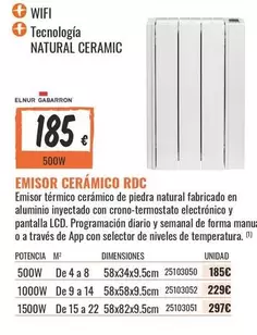 Emisor Cerámico RDC