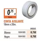 Blanco - Cinta Aislantes
