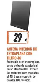 standard - Interior Hd Extraplana Con Filtro 4g