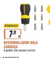 Stanley - Destornillador Bola Carraca