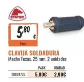 Stayer - Clavija Soldadura