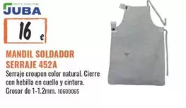 juba - Mandil Soldador Serraje 452a