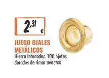 Juego Ojales Metálicos