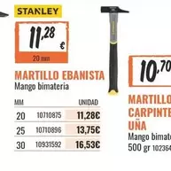 Stanley - Martillo Ebanista