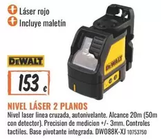 Dewalt - Nivel Láser 2 Planos