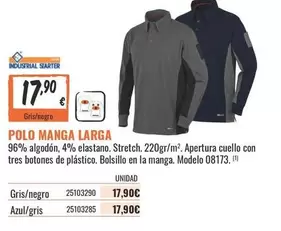 stretch - Polo Manga Larga