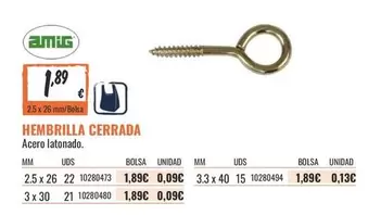 Hembrilla Cerrada