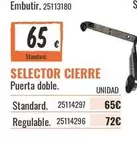 standard - Selector Cierre