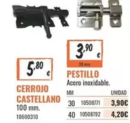 Castellano - Cerrojo