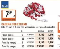 Blanco - Cadena Polietileno