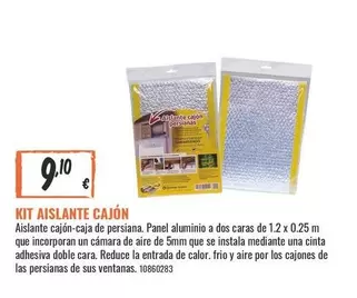 Aire - Kit Aislante Cajon