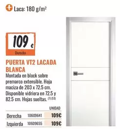Block - Puerta Vt2 Lacada Blanca