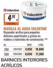 Valentine - Masilla Al Agua