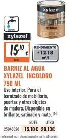 Xylazel - Barniz Al Agua  Incoloro