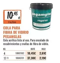 Lista - Cola Para Fibra De Vidrio Pegamglas