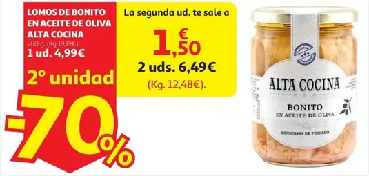 Alta Cocina - Lomos De Bonito En Aceite De Oliva Alta Cocina