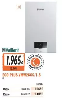 Vaillant - Eco Plus Vmw26cs/1-5