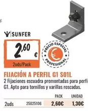 Fijación A Perfil G3 S01l