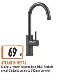 Cuerpo Y Maneta En Acero Inoxidable. Acabado Metal. Cartuchón