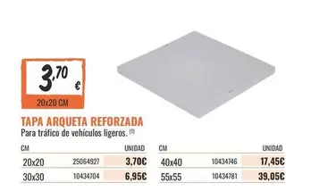 Tapa Arqueta Reforzada