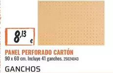 Panel Perforado Cartón