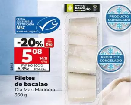Dia Mari Marinera - Filetes De Bacalao 