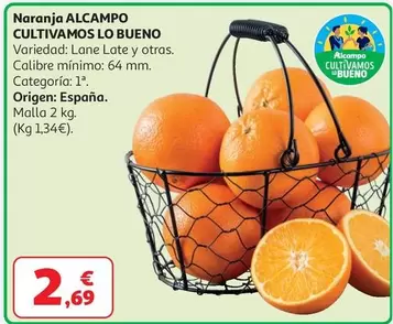 Alcampo - Naranja Cultivamos Lo Bueno