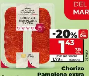 Dia Nuestra Alacena - Chorizo Pamplona Extra 